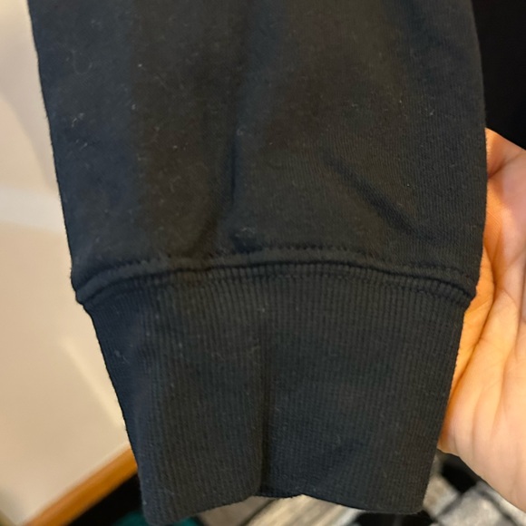 Torrid Black Long Sleeve Henley Sweatshirt - Picture 10 of 16